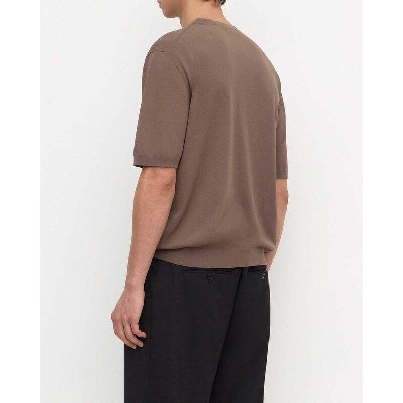 Assembly Label Hugh Knit Tee Dark Sand image number 1